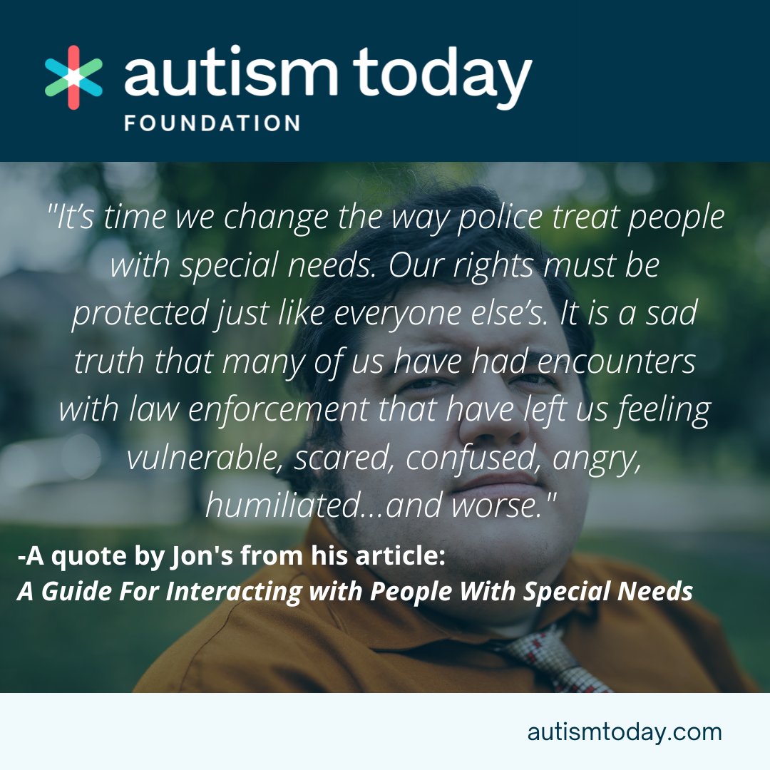 AutismTodayNPO's tweet photo. This is our co-founder Karen and her autistic son Jon. Jon's article "A Guide For Interacting with People With Special Needs" uses real life scenarios to explore the ways that law enforcement officers and prosecutors respond to neurodivergent individuals.
https://t.co/jaXz2yJARl https://t.co/mSo2vqNgZP