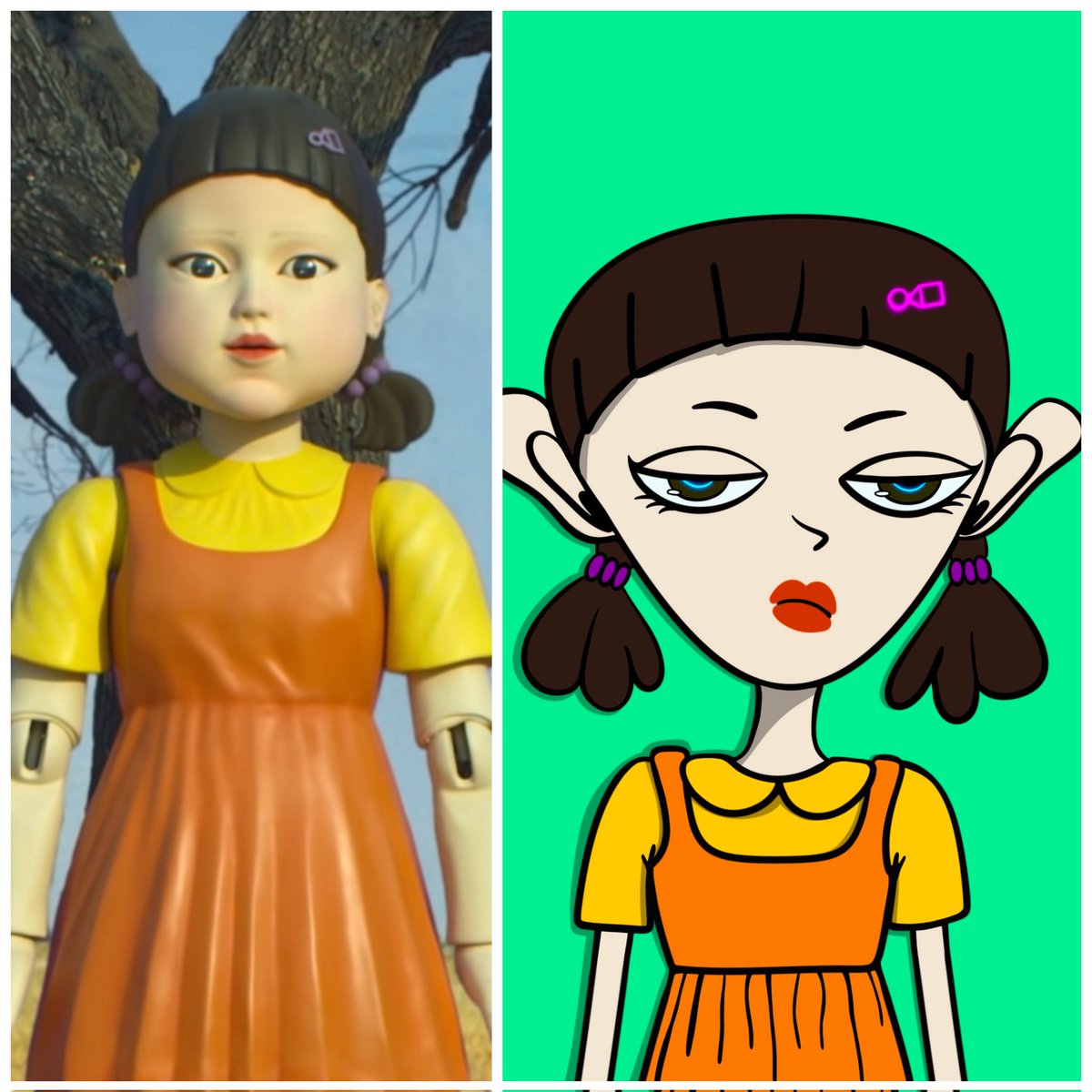 Dolett as Young hee from Squid Game #squidgame <a href="/squidgame/">Squid Game</a>