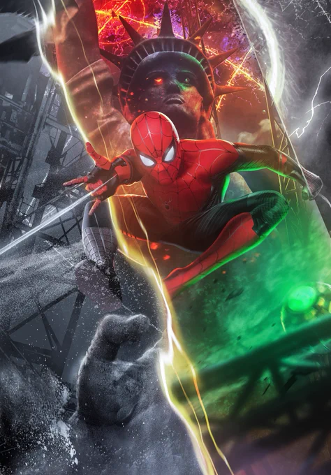Some of the other versions of the fan mock-ups (the out takes) #spiderman #NoWayHome 