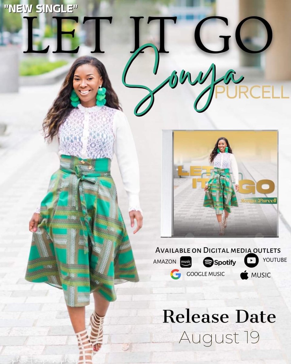 PWPurcelljr's tweet photo. Blessings to you @sunny My wife @sonya_purcell is a huge fan &amp; everyday I watch The View! I wanted to share with you her New Single, released on 8/19 "LET IT GO" DOWNLOAD it via Spotify, ApplePlay, Amazon Music, Tidal or Google Music! You’ll be Blessed!  #ThanksForTheSupport https://t.co/l9Nt6BHEel
