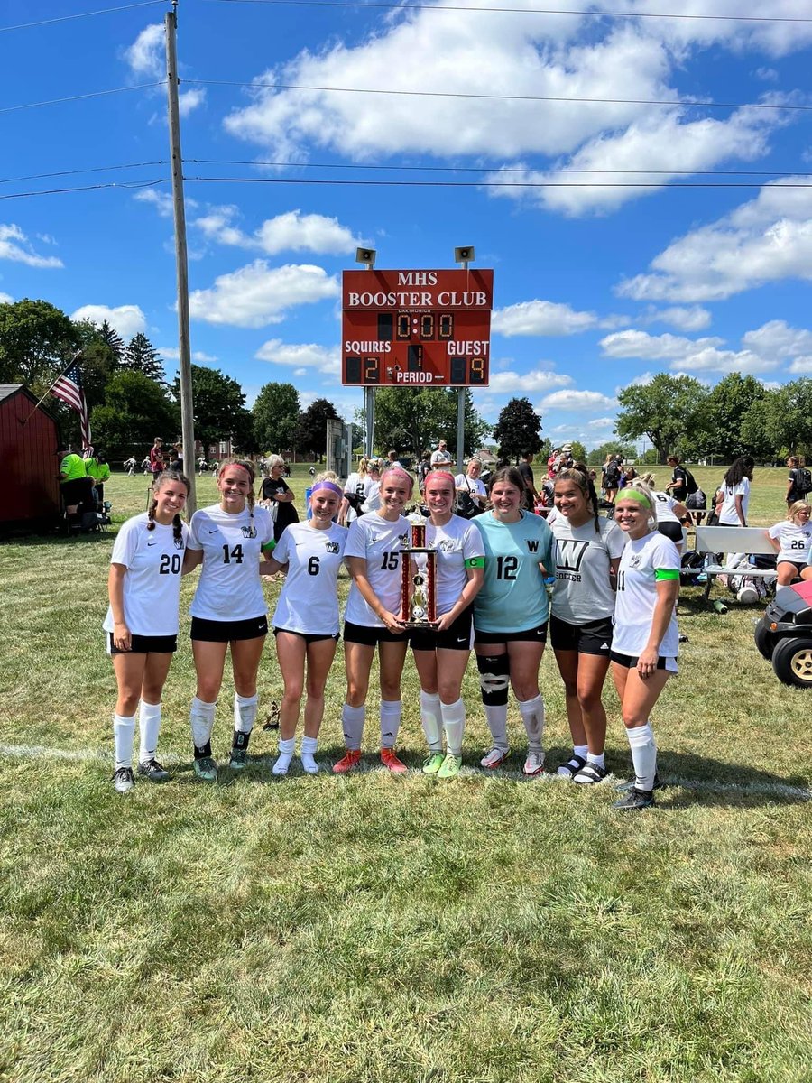 edwardss18's tweet photo. Western Girls Soccer wins the Manchester Tournament. Championship was a 9-2 win for the Lady Panthers. #PantherPride https://t.co/VX7j88vwJF