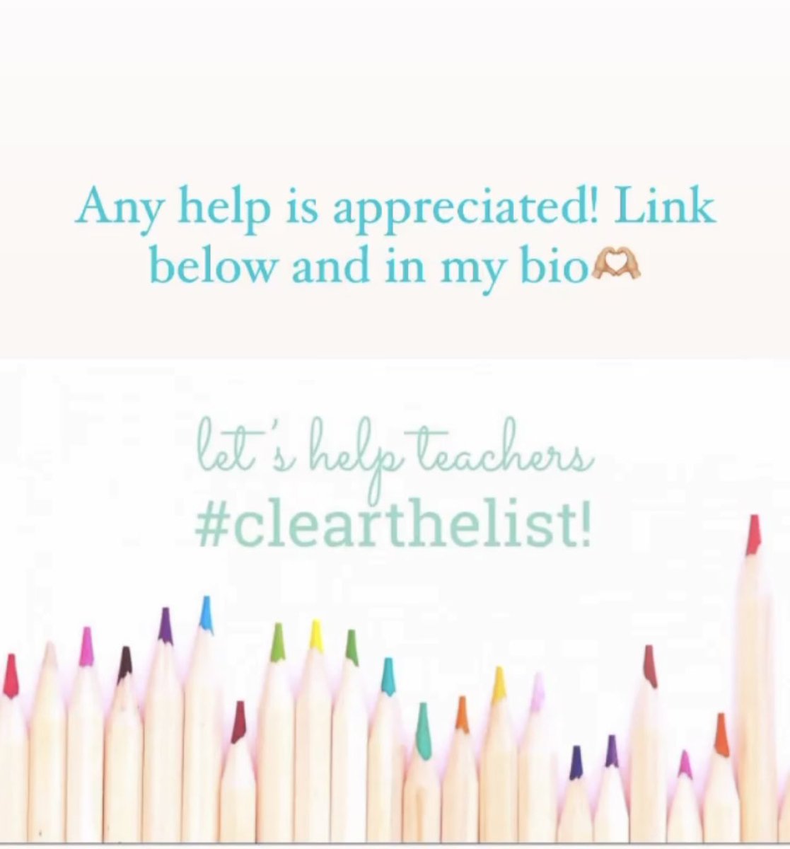 Hello! Thank you to everyone that has already contributed 🫶🏼 Just trying to clear out the last few items on my list for my PreK friends this September at @30Q398 Any little bit helps👍🏼 Please share if you can💕 Thank you! amazon.com/hz/wishlist/ls…