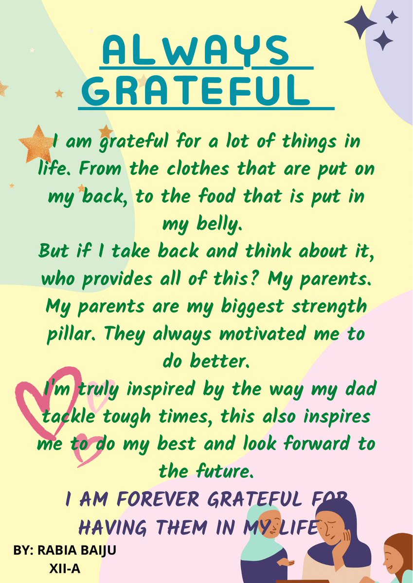 princy_dany's tweet photo. Gratitude Task: Always grateful to your parents by our senior star 🌟Rabia💞
@T4EduC @VikasPota @AbhilashaTochi @ShiningStarSchl @anurag29159611 @EducationUAE @ADEK @BaijuRabia #gratitudeaspedegogy #gratitudeforever #worldbestschool #strongschool #StrongerTogether #UAE https://t.co/FvchyhBzsU