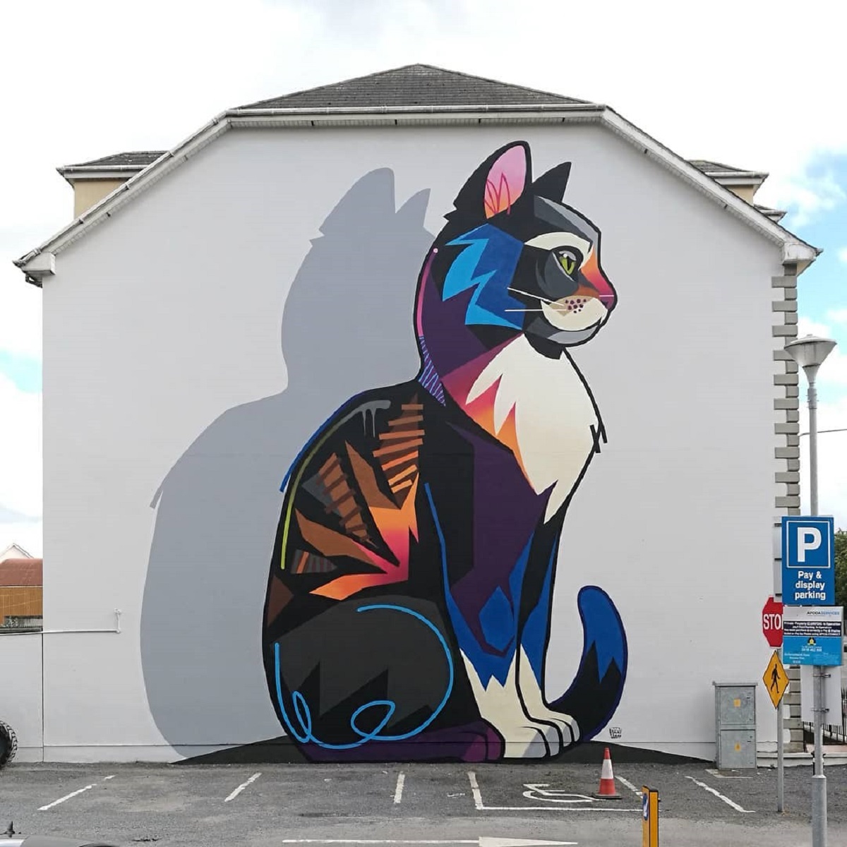 LauradeBife's tweet photo. #StreetArt #CatMural #Caturday
in #Waterford #Ireland
by Dan Leo
https://t.co/bQdQoQV6A3 https://t.co/Zhtzd795tG