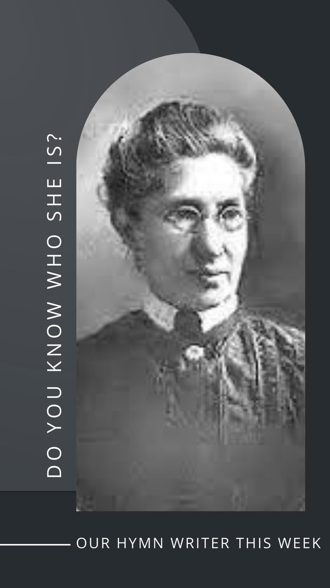 HymnTalk's tweet photo. This is Eliza Edmunds Hewitt, the poet who wrote the words to the hymn More About Jesus. She was also a school teacher and Sunday School Superintendent at her church. You can hear more about here on Episode 63 of Hymn Talk Twin Talk. #hymntalktwintalk #hymns #moreaboutJesus https://t.co/4e0J48fxR6