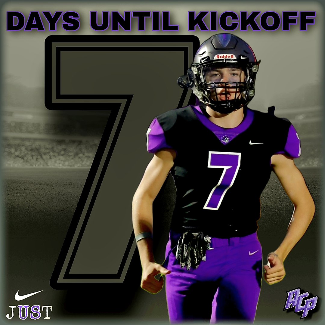 We are 7️⃣ days, one hour and 30 minutes until kickoff! Just incase you lost track! #JustUS