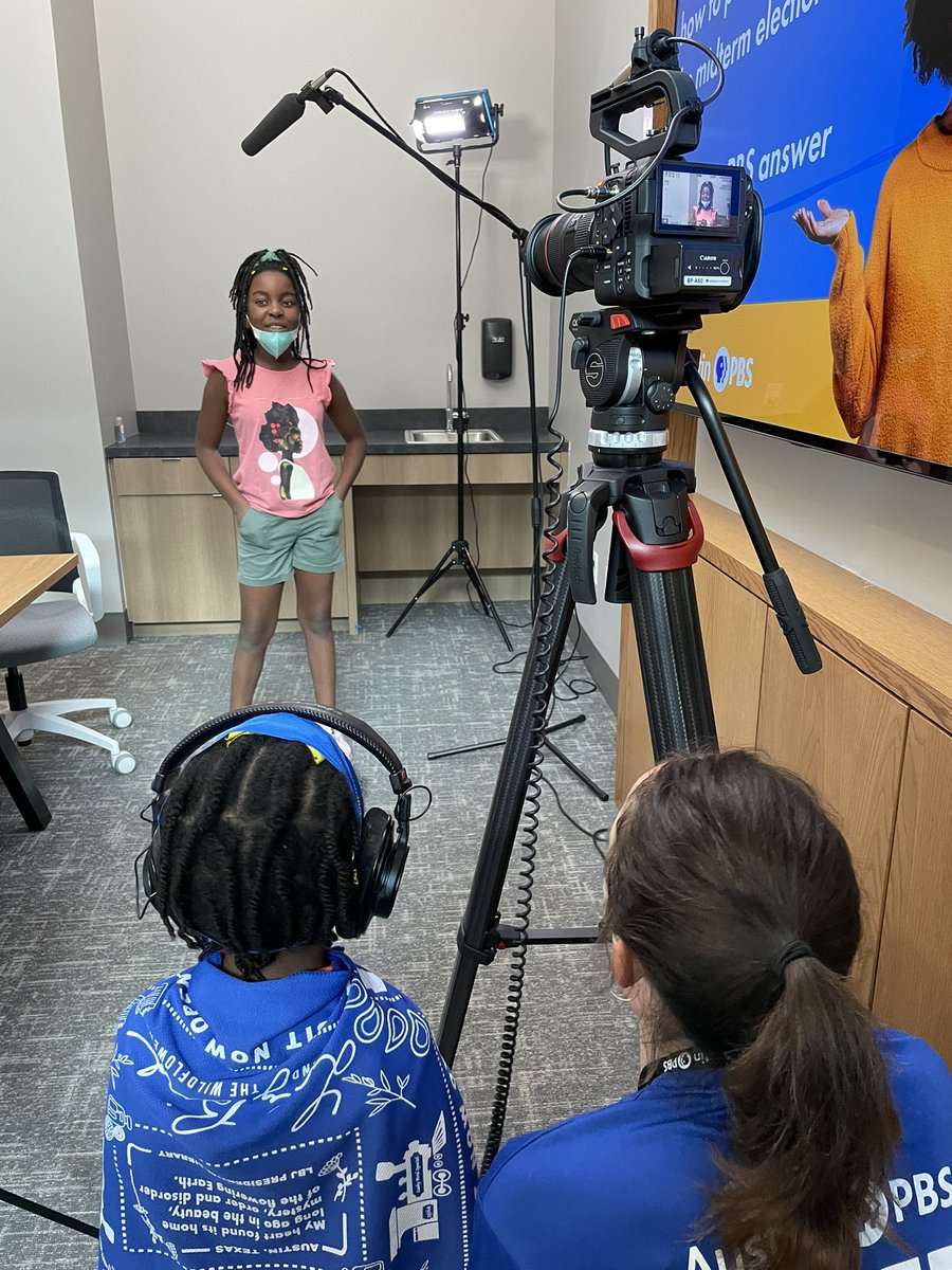 Gotta start training the next generation of journalists as young as possible. Having a great time showing our community members our new home at the <a href="/austinpbs/">Austin PBS</a> grand opening!