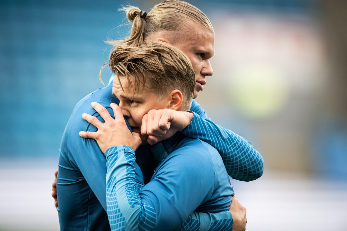 ◉ 6 - Erling Haaland
◉ 3 - Martin Ødegaard

8% of the Premier League goals in 2022/23 have been scored by this Norwegian duo. 🇳🇴