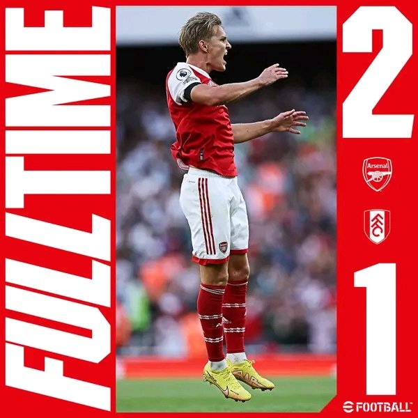 PngetichN's tweet photo. Congrats lads, unbeaten continues Arsenal 2-1 Fulham https://t.co/hxhuvfrxvC