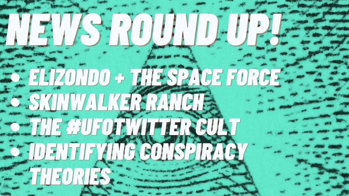 the_jandashow's tweet photo. Tonight 9PM EST

We’ll be discussing the past week in UFO land and discussing how to identify conspiracy theories.

Join in the discussion in the live chat.

#UFO #UAP #skinwalkerranch #thespaceforce #Space #YouTube #LiveStream #SaturdayNight 

https://t.co/UIhKvG6b8f https://t.co/f8J4xgSfOm