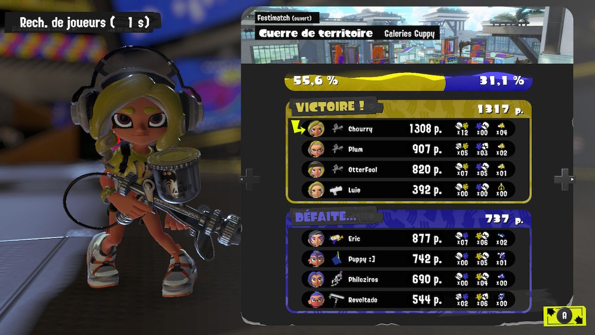 Chourryx's tweet photo. Les french monsters sont de retour ! @OtterFool_ #Splatoon3 #Splatfest #NintendoSwitch https://t.co/40aUpE4sdR