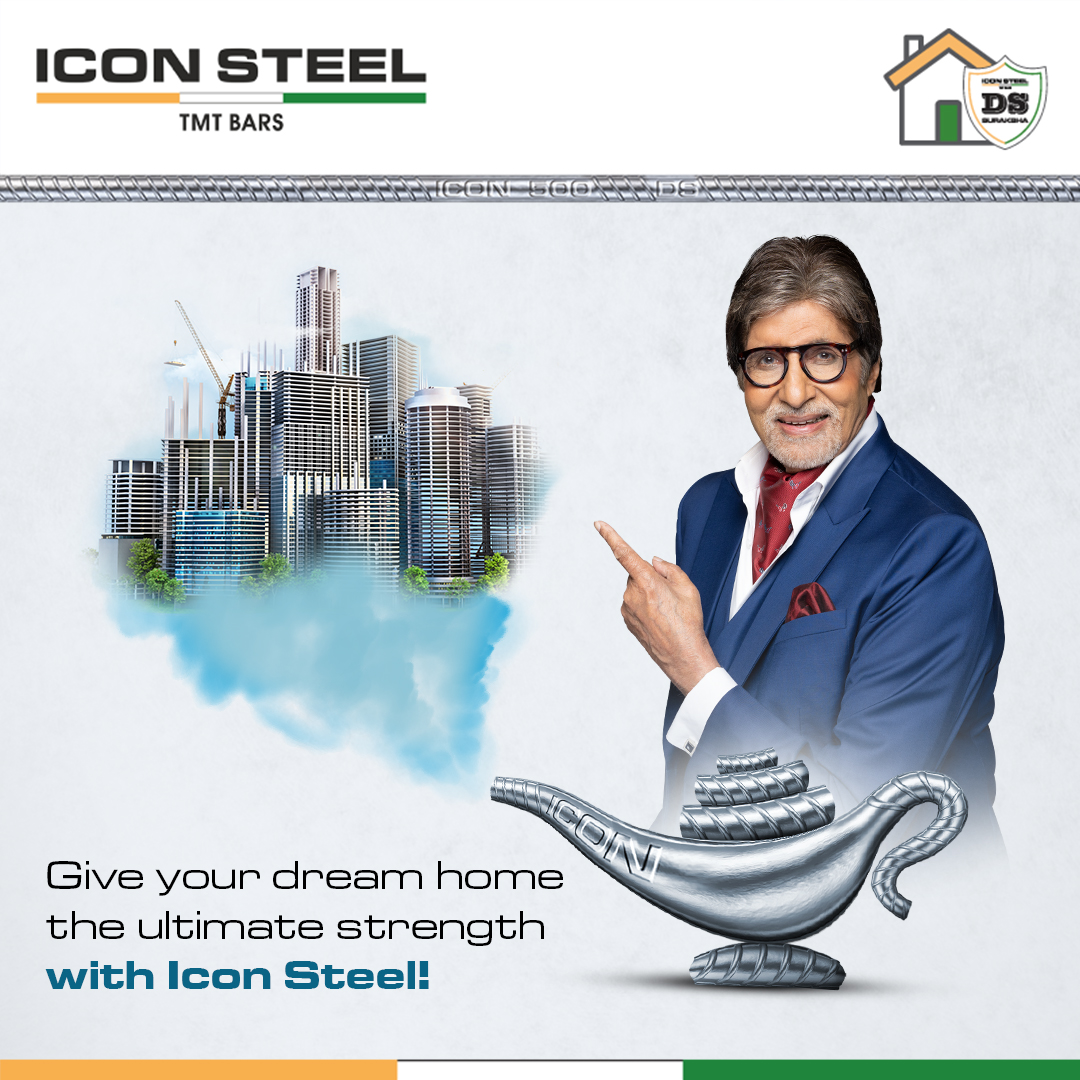 iconsteelindia's tweet photo. Upgrade your home with the ultimate strength, elegance and stability with Icon Steel.
#Iconsteel #IconsteelIndia #UltimateStrength #Stability #Ductility #DSTMTBars #AmitabhBachchan #BrandAmbassador https://t.co/lN6F5Bq50S