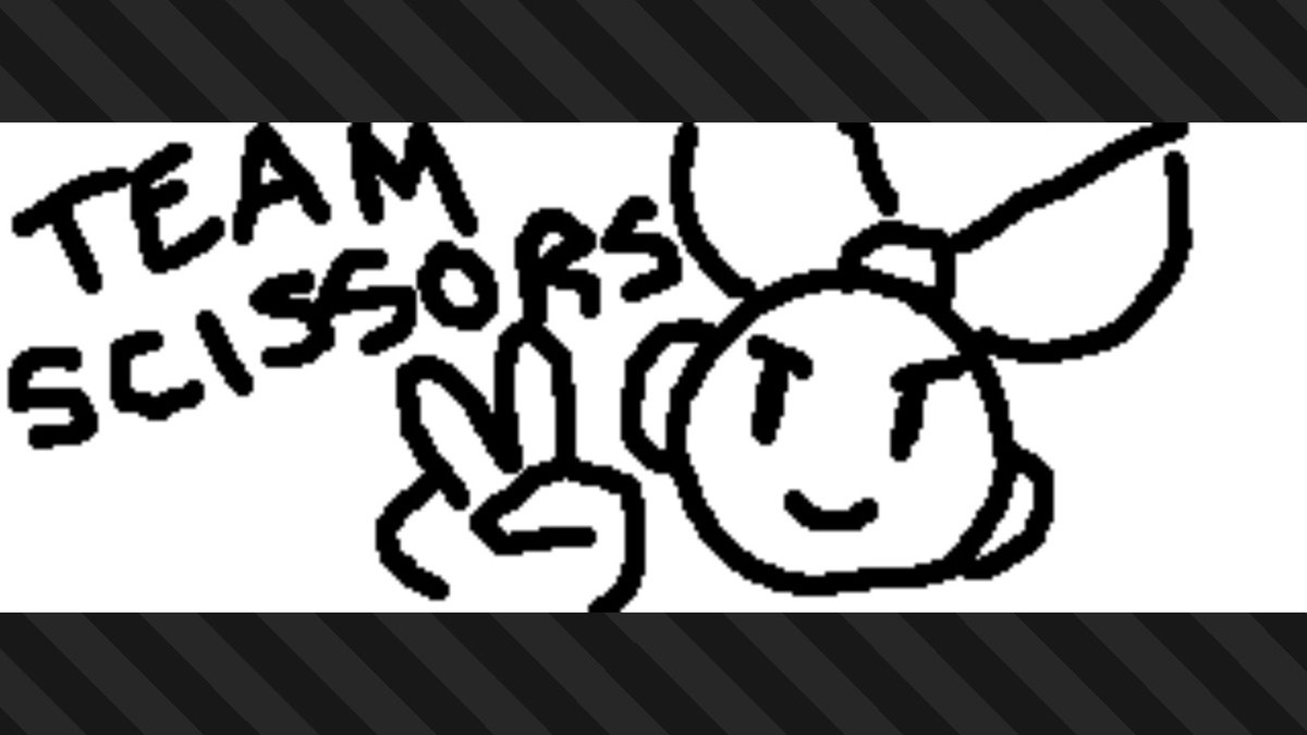juireddo's tweet photo. Cut Man for Team Scissors!

#Splatoon3 #Splatfest #NintendoSwitch #Megaman https://t.co/2dLRcQKHDx