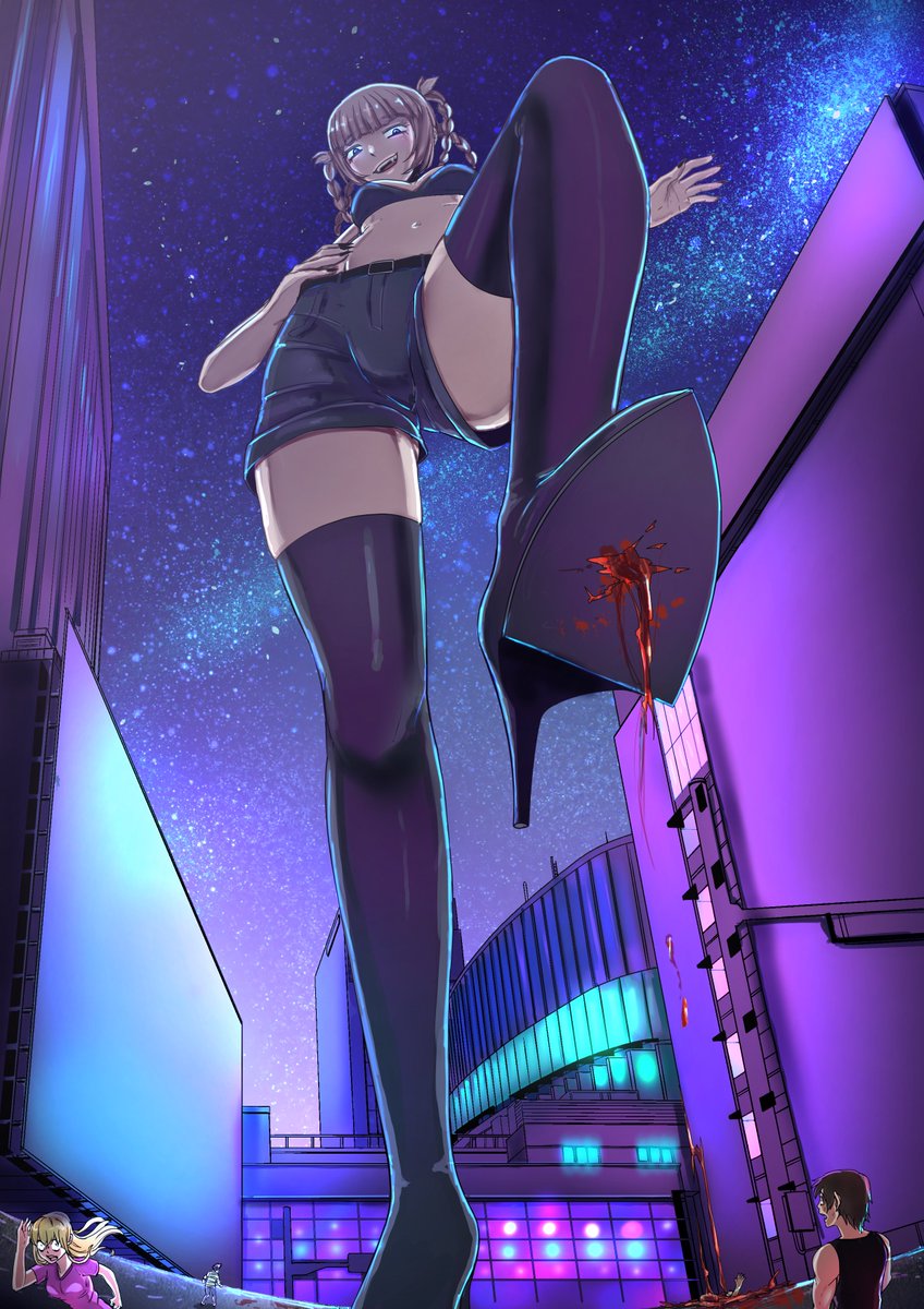 Smearz2's tweet photo. I guess there's some tiny people running around the town at night? With tasty blood???

Join ma Discord I need it to be less dead:
https://t.co/NNgFmLJ6f6

#SizeTiwtter #Crush #Giantess #Gore #Boots #Nazuna https://t.co/PPebH0Trby