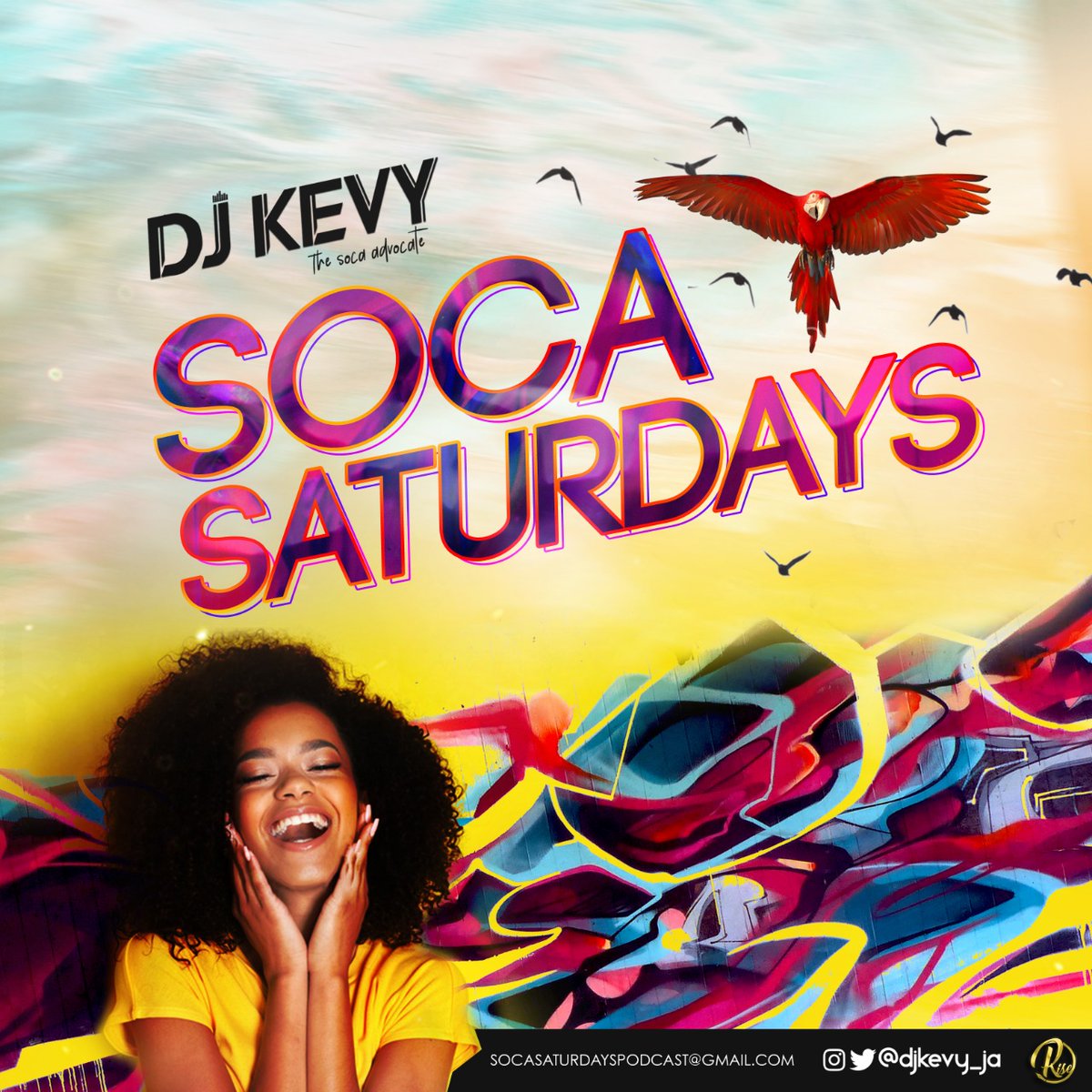 DJKEVY_JA's tweet photo. MONTH END PARTY! Another episode is up and ready! Tune in to the premiere of Soca Saturdays Episode 8!
https://t.co/vLRSbgfOoV
#ilovesoca #socasaturdays https://t.co/uFTHB7ev6S