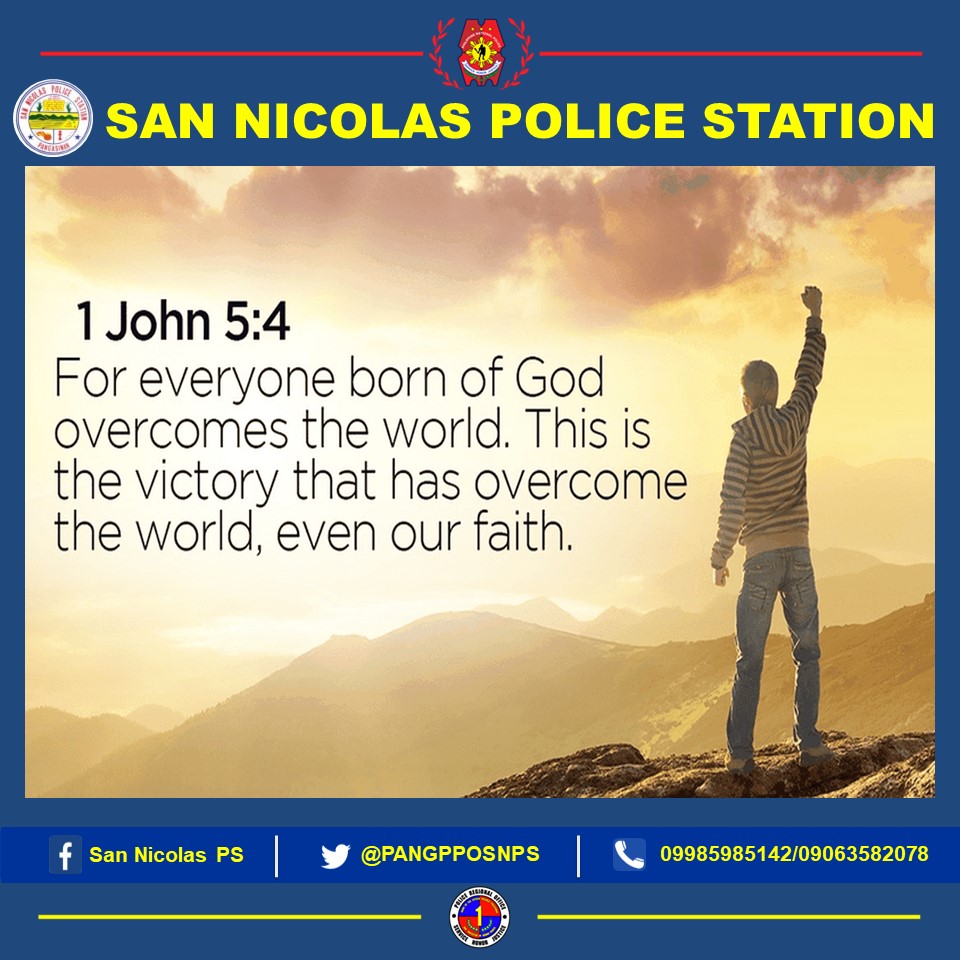 PANGPPOSNPS's tweet photo. BIBLE VERSE
#PNPKakampiMo
#PNPToServeandProtect
#TeamPNP
#TeamPRO1 https://t.co/MlQnZvbqIO