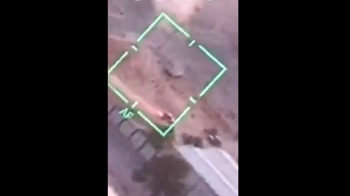 RIC on Twitter: "Another footage shows a drone HUD and claimed to be
