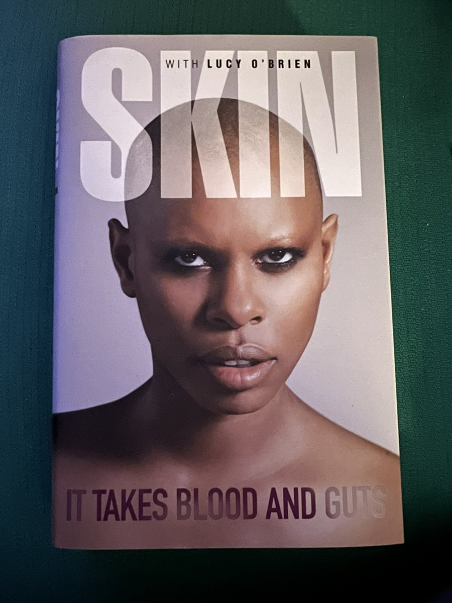 shloobee's tweet photo. Book 40 of 2022 #Books #Skin #SkunkAnansie #Autobiography #Biography #Reading #MusicBio #BookTwitter https://t.co/R6cIwnzXgh