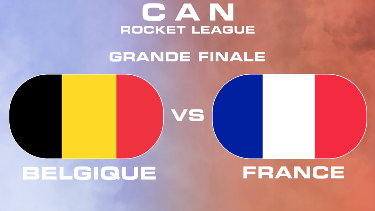 19ratepi's tweet photo. C’est le moment les amis, LA GRANDE FINALE de la CAN ROCKET LEAGUE. BELGIQUE 🇧🇪 vs FRANCE 🇫🇷 

Venez voir le dernier BO 7 de la compétition ! 

https://t.co/mRGYyy2gaj https://t.co/83iRNCpkLQ