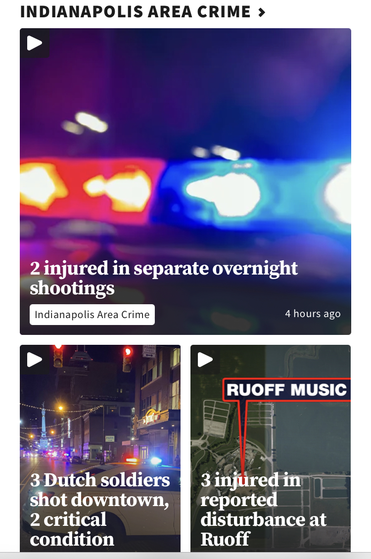 RickFOP86's tweet photo. THEY SAID WE WERE EXAGGERATING…
From Downtown to Broad Ripple to Fishers to Greenwood and all points in between
Indiana’s Capital City has Violence Surging and Spreading | Politicians in Charge + Propagandists Remain Silent/MIA
#WhyWeStand #RippleEffects #CapitalCityInCrisis https://t.co/tJ3DIXYLkh