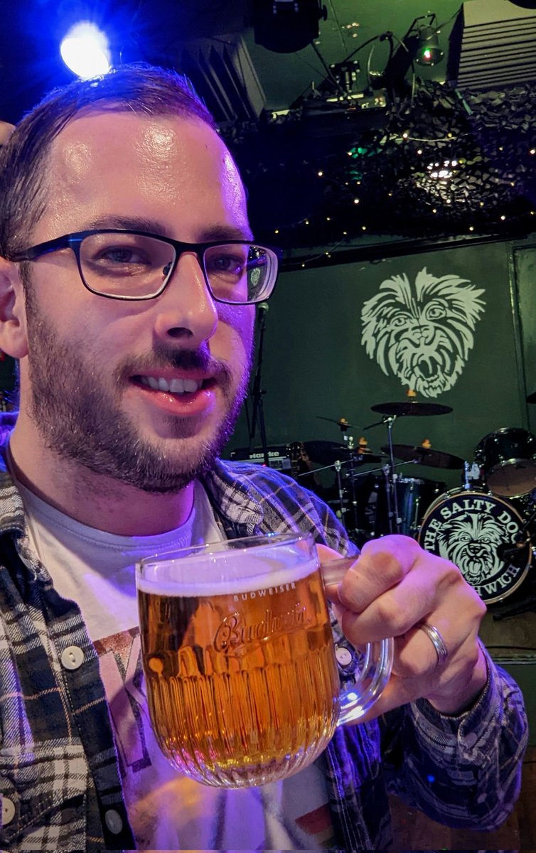 Tonight's venue The Salty Dog #northwich - two great bands on and great beer. Happy Saturday all