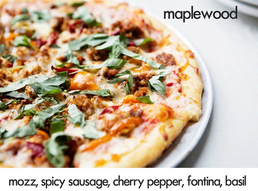The Maplewood is fabulously flavorful. #thinforthewin #thincrust #maplewood #pipizzeria