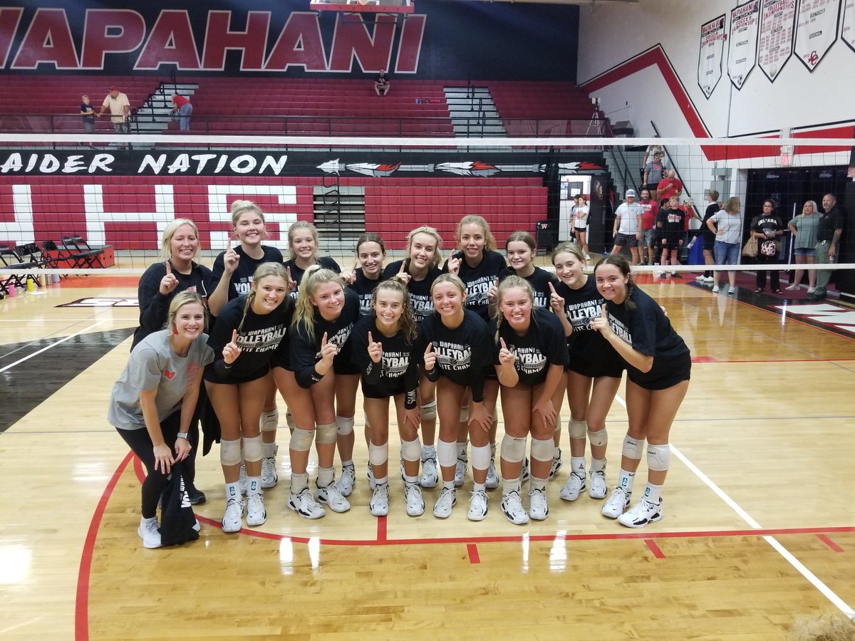 _red_beard_'s tweet photo. Wapahani is the 2022 Wapahani Volleyball Invitational Champions. Beating Eastbrook, Adams Central, Shenandoah, and New Castle to go 9-2 on the season. @WHSRaiderVBALL #zerohour https://t.co/03lhHa24Iq