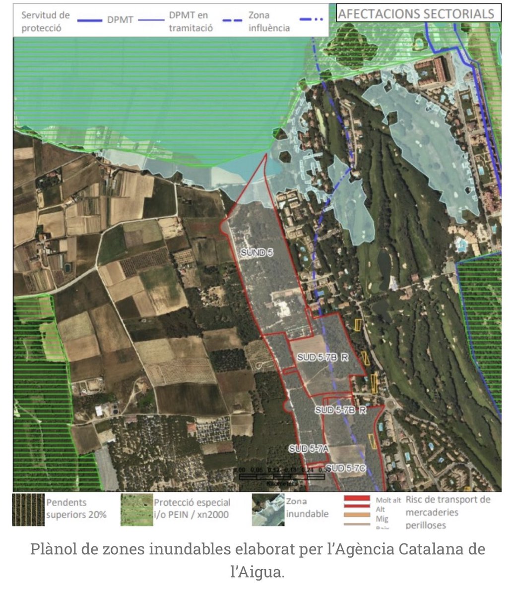 PlatjadePals's tweet photo. A les 5 noves macrourbanitzacions a construir a la Platja de Pals substituint les pinedes sobre dunes de Rodors 1, 2 i 3, Paratge Rodors i Pals Mar, hem d’afegir la construcció del Vial Nord travessant els arrossars i les urbanitzacions Els Jonquers, Pineda de Pals i el Vaixell. https://t.co/1gBqXpdrl2