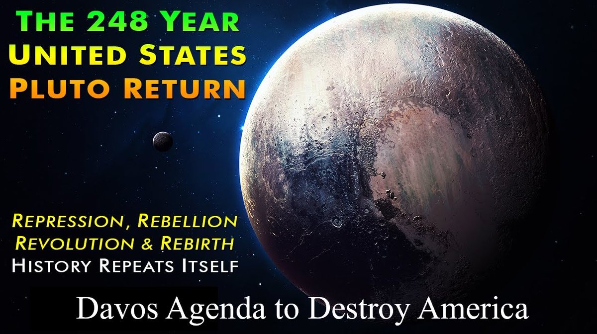 3rd_abraham's tweet photo. +9
The USA Pluto Return is the bigger story, its the tipping point. A result of #WEF vassals infiltrating high level Gov positions turning the US into a slave state of their One World Government. The subsequent events are all preplanned to reform the USA.
https://t.co/pC6cmrbBDA https://t.co/bOqYmtuHk6