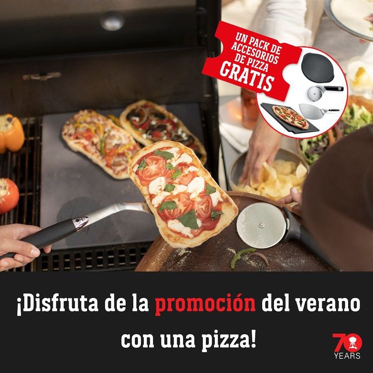 ¡Consigue tu pack de accesorios de 🍕 gratis! ¿Cómo? ¡Muy fácil! 🖤

Compra una barbacoa en promoción y disfruta de una #pizza en tu nueva barbacoa, tienes hasta el 31 de agosto, ¡date prisa!  

#barbacoasevilla #weber #grill #bbq #barbacoa #recetas #accesoriosweber