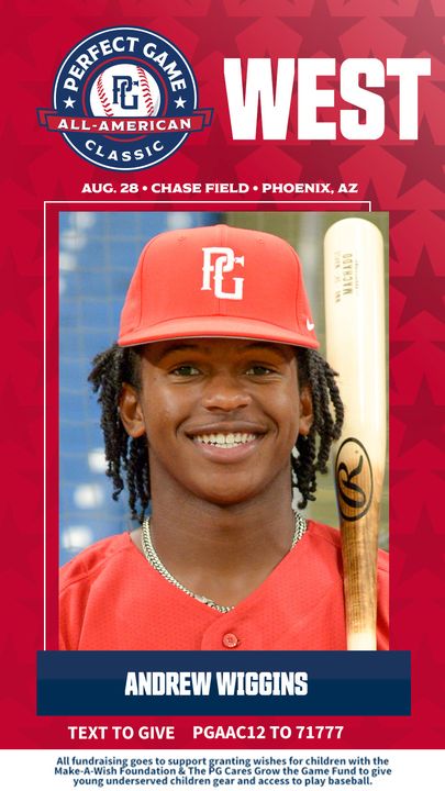 makeawishohkyin's tweet photo. We're so excited to have three local high school athletes playing in tomorrow's @PerfectGameUSA &amp; fundraising to make wishes come true! Good luck Max Clark, Colton Hartman &amp; Andrew Wiggins ⚾ You can watch Sunday starting at 8 P.M. ET on @ESPNU. https://t.co/uMfCNwhvti