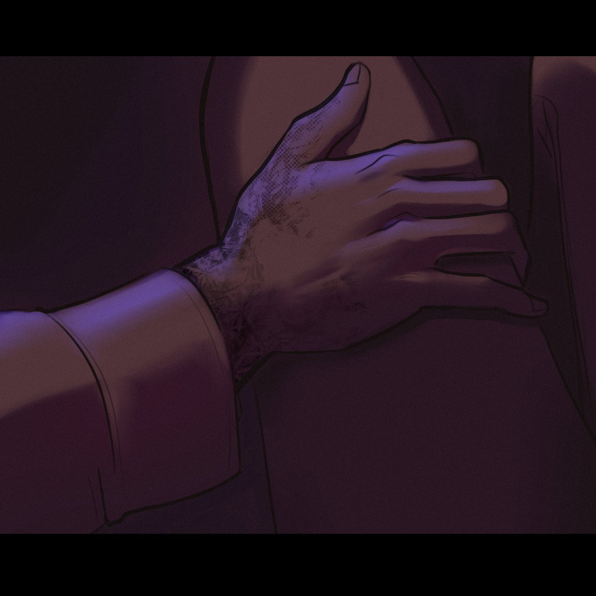 AkusArt's tweet photo. Hand on thigh... 😳 https://t.co/yogYd7174O