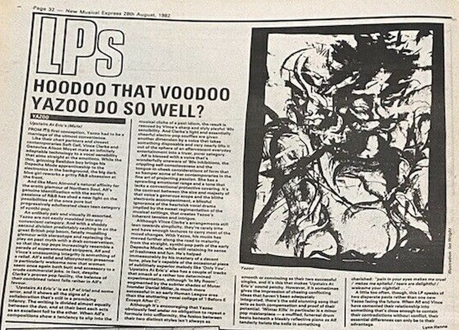 Telekonoid's tweet photo. All That Yaz 🎵
@yazooinfo this weekend 40 years ago 🎶
#synthpop #vinceclarke #alisonmoyet #ericradcliffe https://t.co/grc9Uo766C