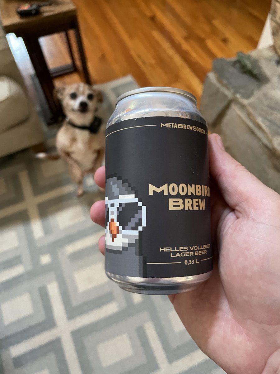 MeltingIce's tweet photo. Looks amazing @metabrewsociety, can’t wait to try! @moonbirds https://t.co/hvQSZo1F2B