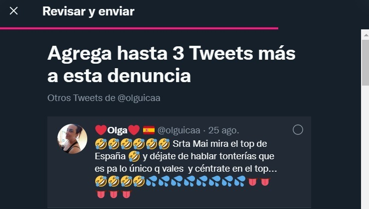 Muchas personas, me dijeron lo mismo, que la ignore. Procedí a bloquearla hace un mes y así fue, todo genial. Hoy me metí con otra cuenta personal y me fijo que sigue usando palabras ofensivas hacia mi persona de manera extremadamente vulgar. Lo primero que pensé 

(Hilo 1)
