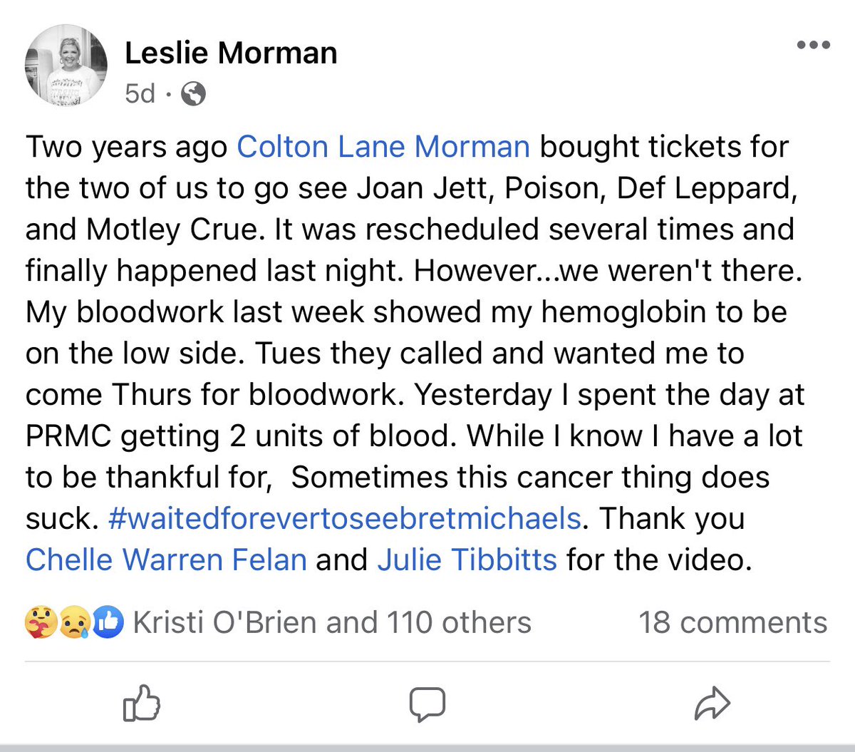 CLaneMusic12's tweet photo. @bretmichaels @SoFiStadium I’m trying to get in contact with @bretmichaels — if anyone knows how please reach out. I’m trying to do something special for my mom. https://t.co/5qIJjW18Hk