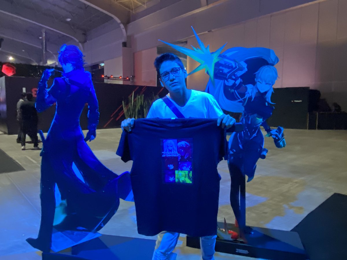 ToF_ES_OFICIAL's tweet photo. ¿Listos para la dinámicas más cool de #ToFGamergy2022? arma tu partida de #ToF en nuestro booth y comparte tu foto para poder llevarte alguna de nuestras exclusivas playeras. 🤩 https://t.co/kNIDAhats9