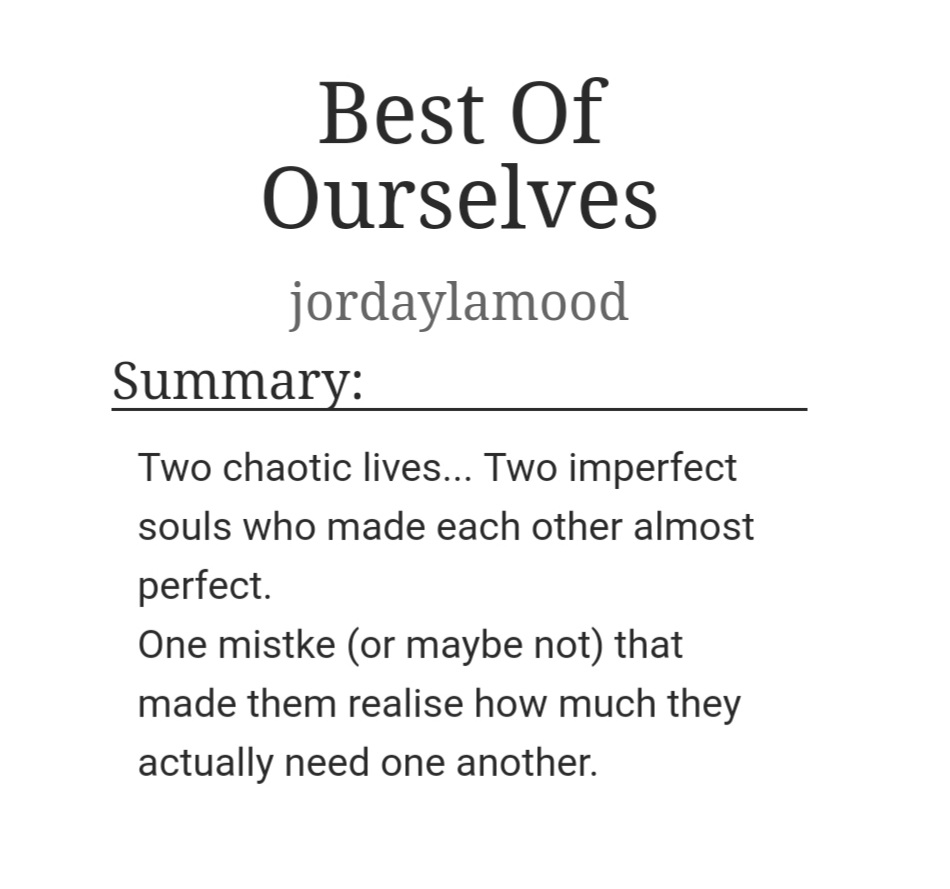 jordaylamood's tweet photo. Best Of Ourselves 
#jordayla fic
https://t.co/NEDasuFY0F https://t.co/rQuuJcSnLo