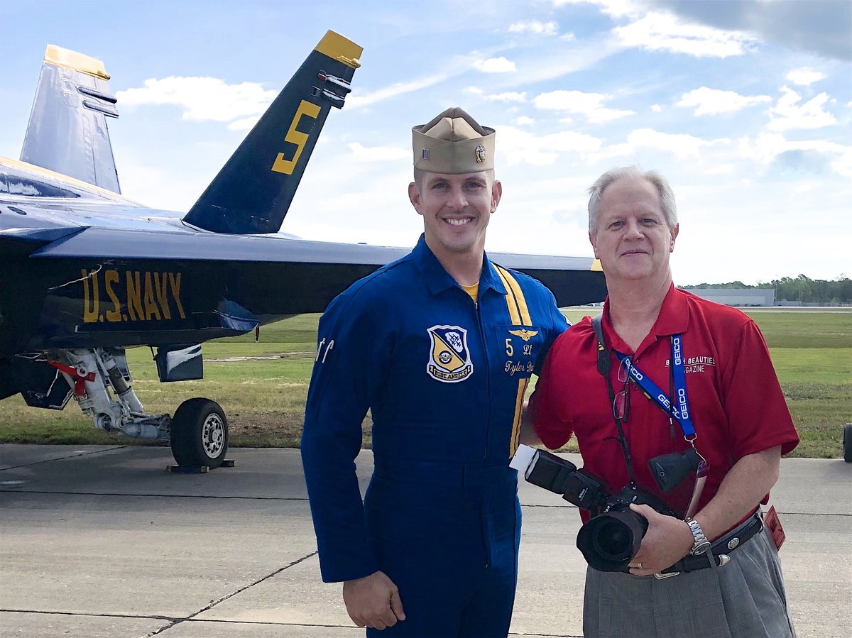PhotogKM's tweet photo. Another great highlight a few years back spending the afternoon with the Blue Angels in Myrtle Beach, SC https://t.co/RnbDOVZPC6
