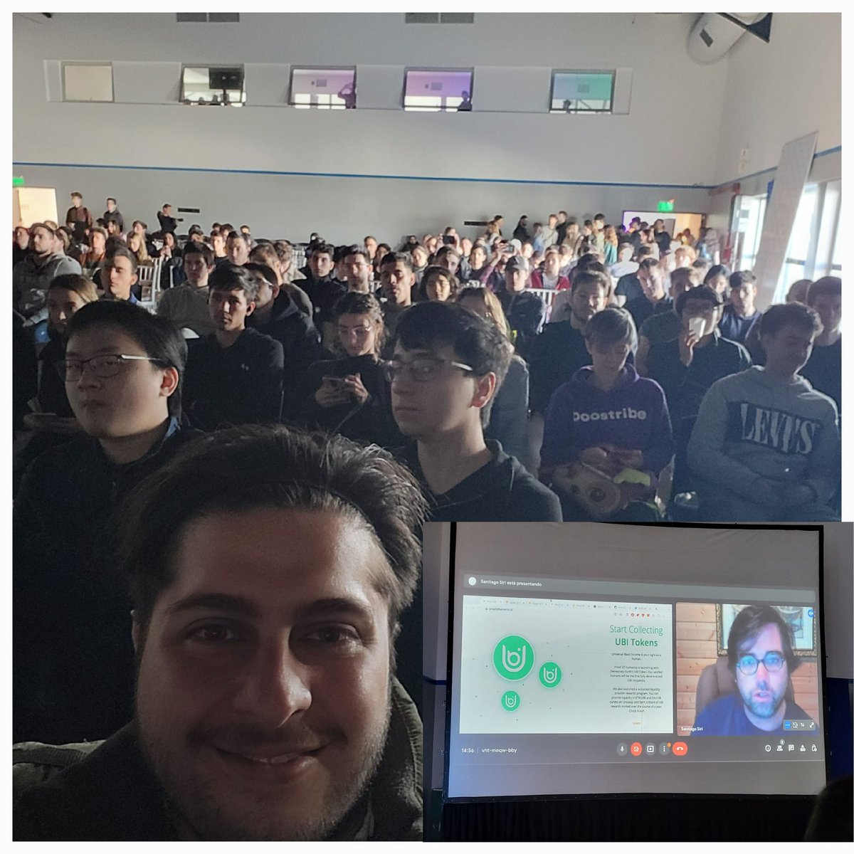 Sfalzo9's tweet photo. @cryptopalltrama @santisiri se sumo desde España vía metaverso para dar una clase magistral sobre POH #welook @cryptopalltrama https://t.co/qamkknup6h