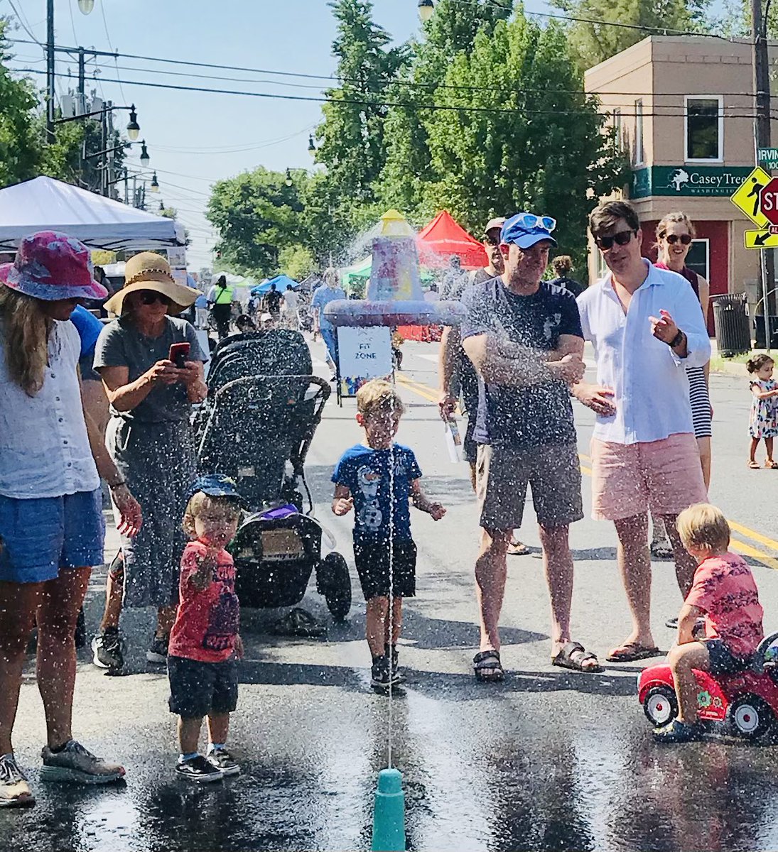 BrooklandBridge's tweet photo. Had a FANTASTIC time at #OpenStreetsDC in #Brookland today. @MayorBowser - we need to make this an annual all day event. The 3100 block of 12th Street NE grilled, danced and partied in the street. Thank you @DDOTDC and others for a wonderful time! https://t.co/w50UJdY4Ev