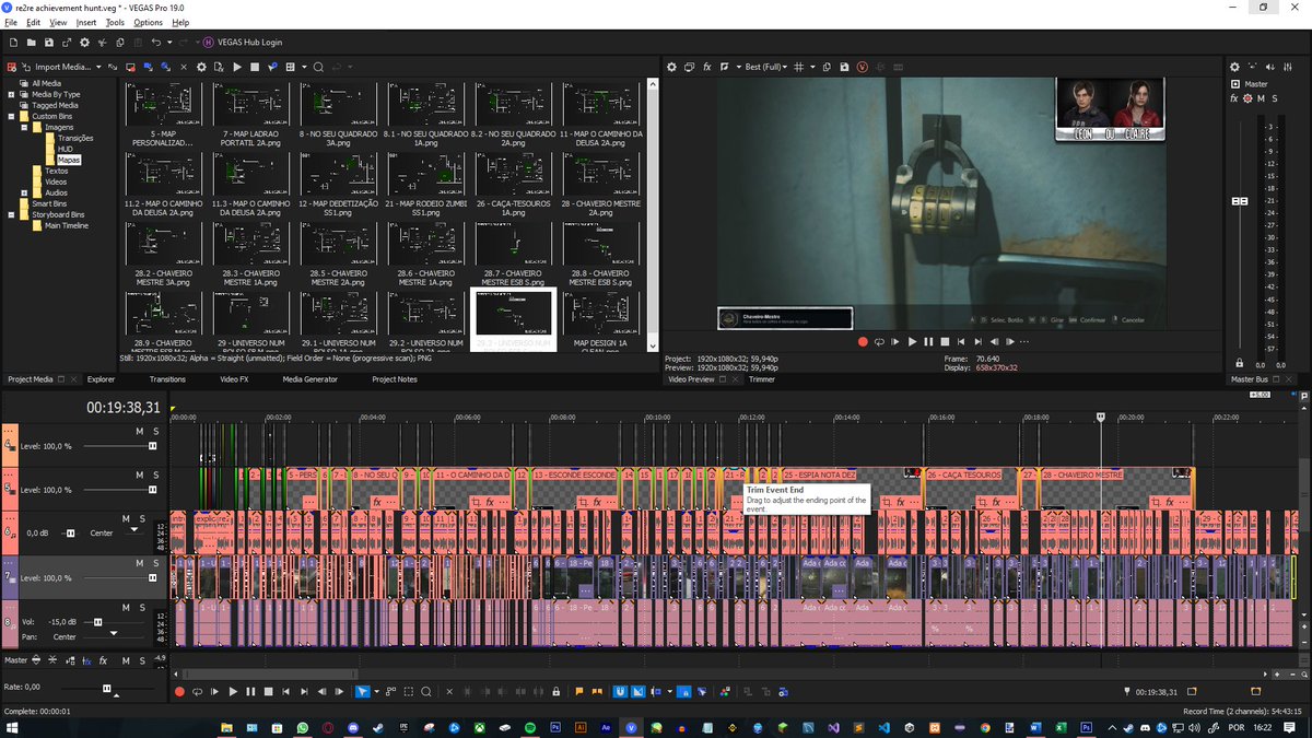 RZMGames's tweet photo. Foi mal por desaparecer da Twitch por 1 semana e deixar meu canal secundário parado, resolvi focar na edição do vídeo das conquistas do Resident Evil 2 Remake pq está demorando mais que o esperado pra ser finalizado 🙁. Semana que vem irá voltar tudo ao normal. https://t.co/LcTDH1IuxS