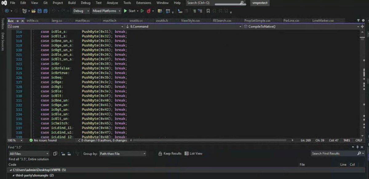 gmhzxy's tweet image. It looks like the source code for VMP has been leaked🤣