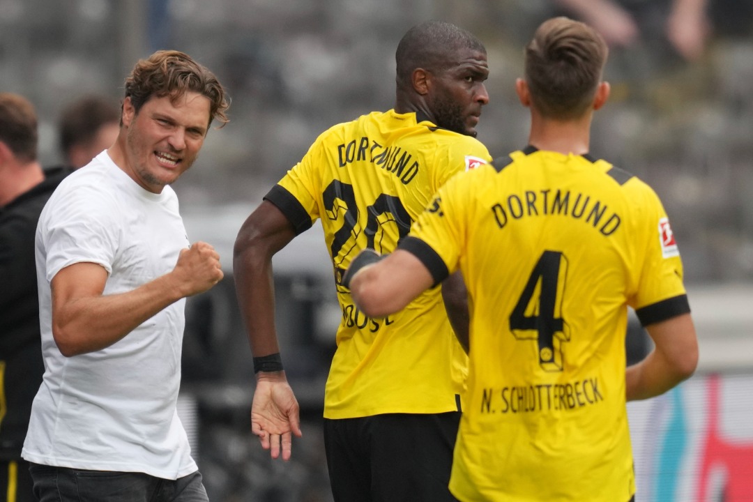 nuevodiaenlinea's tweet photo. #NuevoDíaFalcón | ✅ El primer gol de #AnthonyModeste para #BorussiaDortmund bastó para vencer a #Hertha #Berlin 1-0 en la #Bundesliga donde #Union #Berlin fue el gran ganador.
 #Deportes https://t.co/EQyXY9izRu