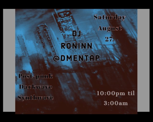 Tonight! All the goth adjacent waves!