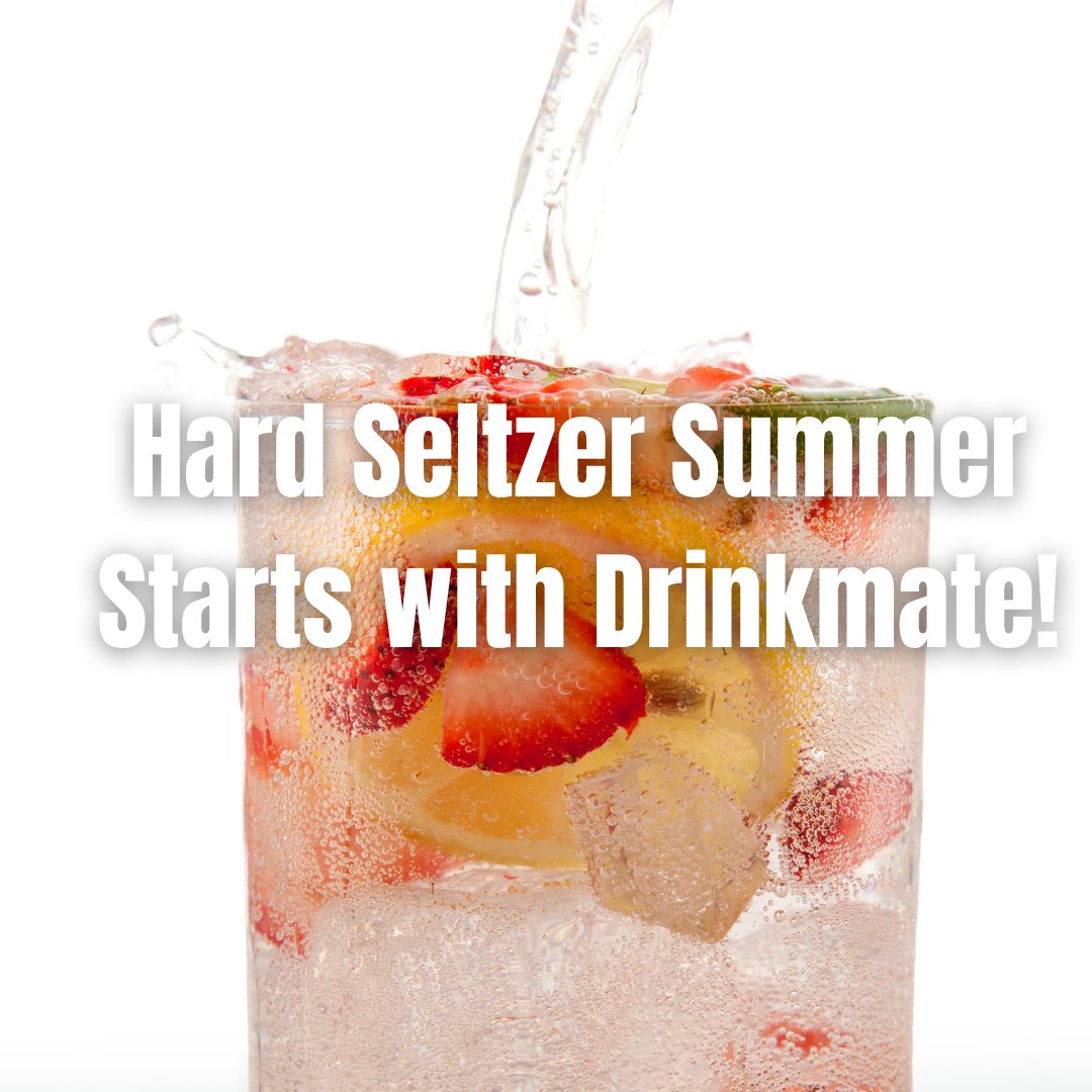 DrinkmateUSA's tweet photo. Hard seltzer summer starts with Drinkmate! Shop: https://t.co/rfMvRsrxMh #homemadesoda #Sodamaker #mocktails #drinkwater #mocktailsandcocktails #cocktails #homemadecocktail #zerowasteliving #sparklingwater https://t.co/ejuXcAa7l0