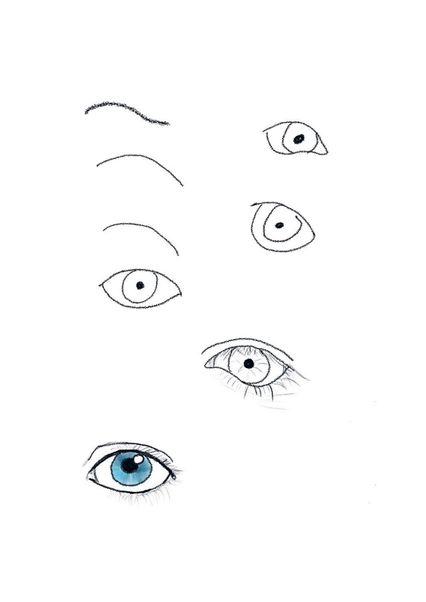 patchingko's tweet photo. Practicing eyes for the first time today
Starting from photographs, thinking about my own style. https://t.co/0v25Tizl21