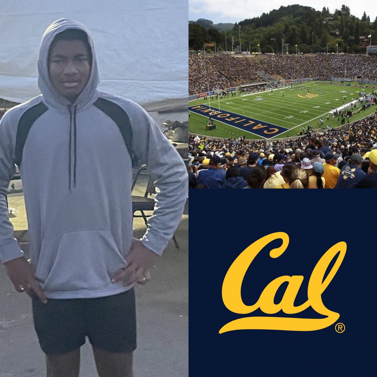 I am extremely Blessed to announce I have received a scholarship offer from CAL #1stOffer @GregBiggins @247Sports @RivalsFriedman @BrandonHuffman @iam_mikeevans @Coach_Sooto