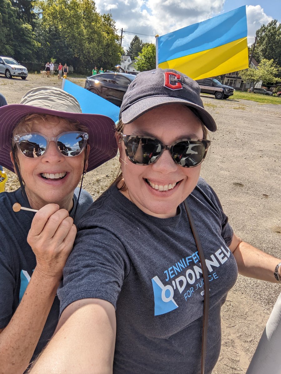 bk44102's tweet photo. Parade season means marching for #teamJOD and getting to hangout with friends like @PolakoffComm and @ClevelandBrocks! https://t.co/ldPRP4Yymg