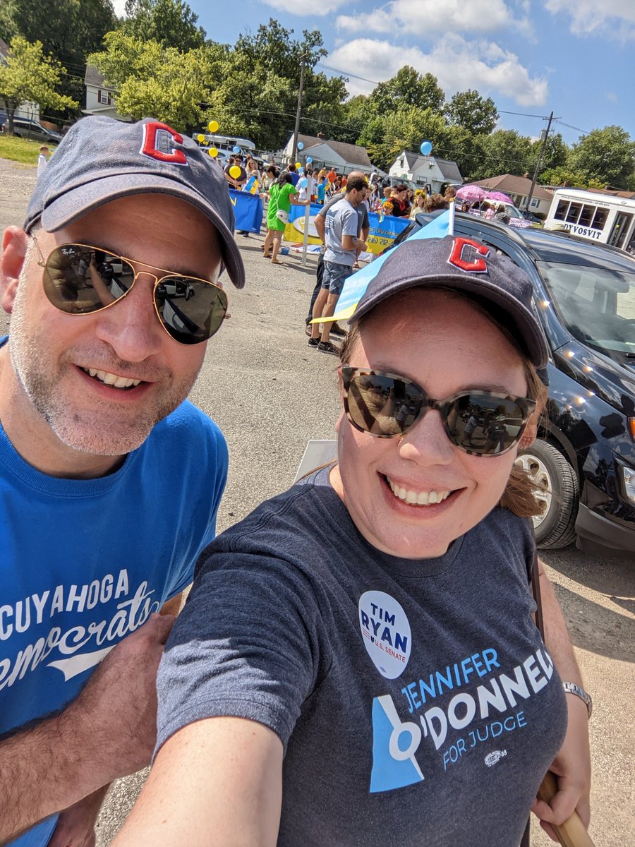 bk44102's tweet photo. Parade season means marching for #teamJOD and getting to hangout with friends like @PolakoffComm and @ClevelandBrocks! https://t.co/ldPRP4Yymg